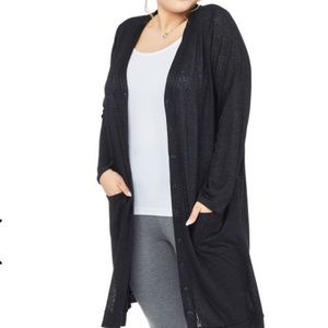 NWT Black Button Down Cardigan